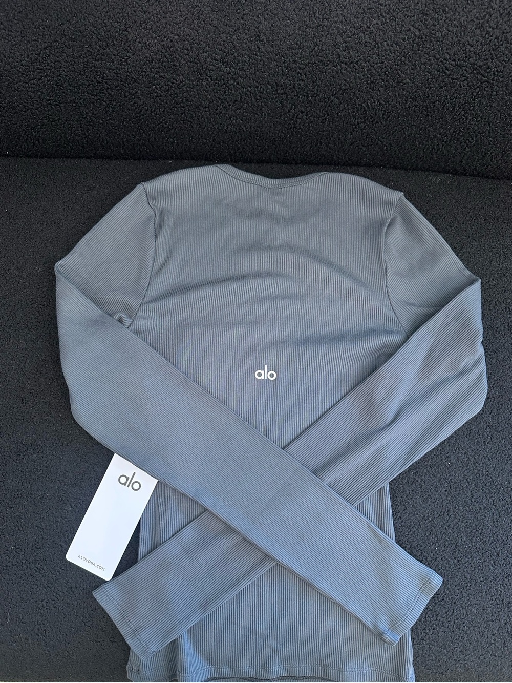 Alo Ribbed Modal Long Sleeve - Picture 2 of 4